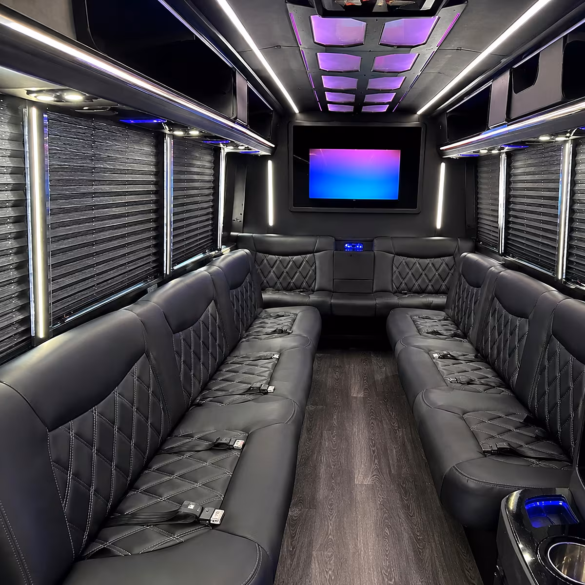 bus rentals for corporate team outings and client entertainment in houston