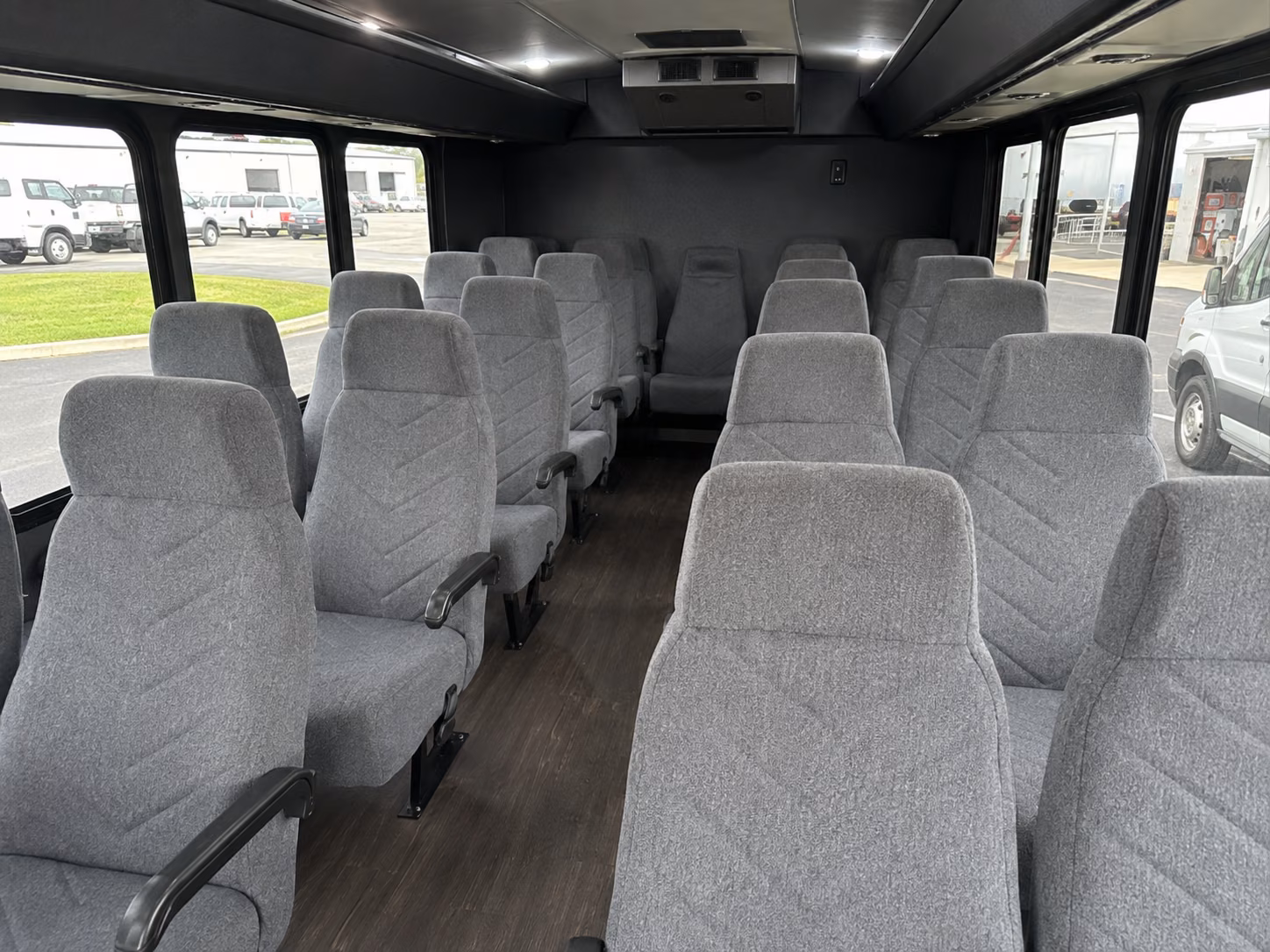 houston 20 passenger minibus inside
