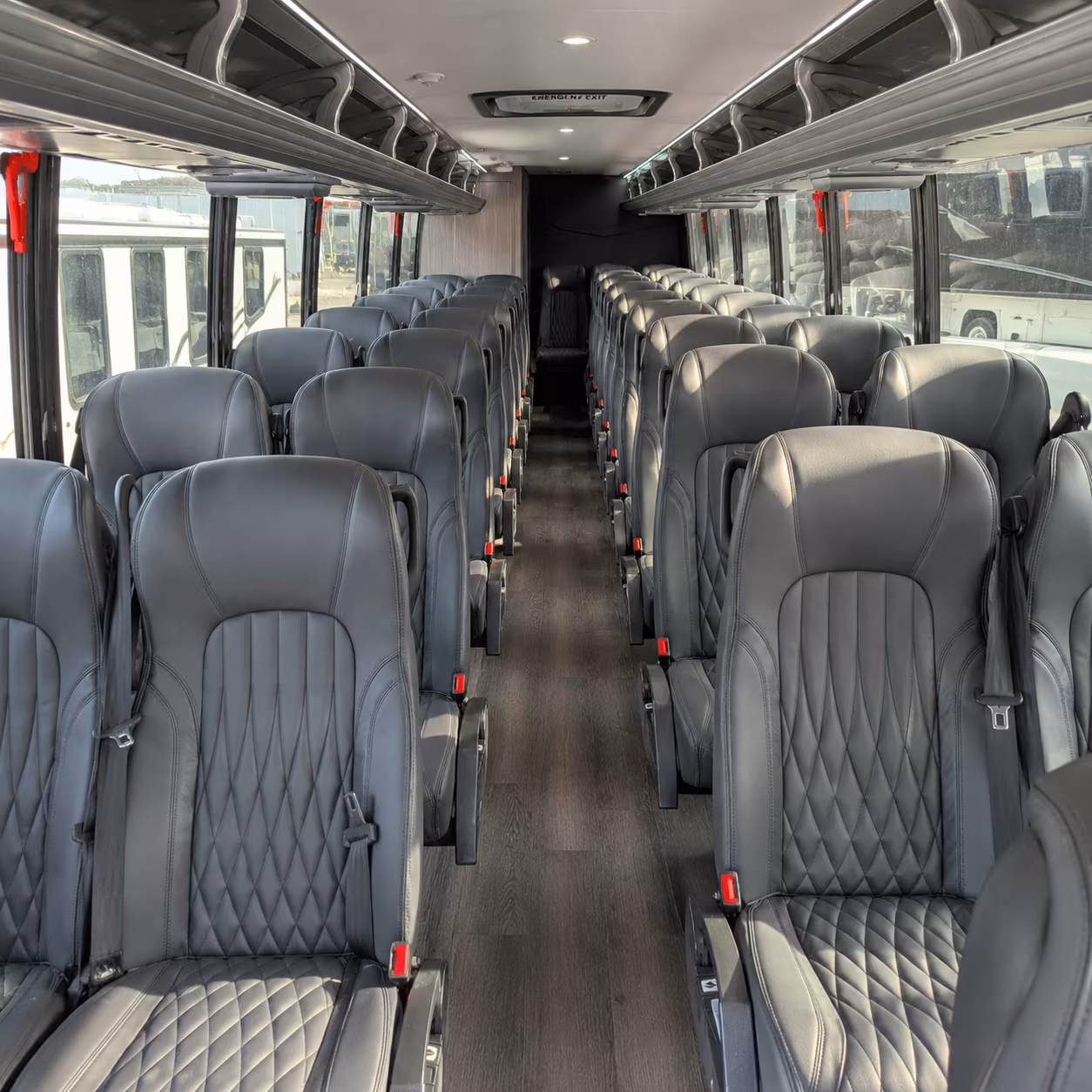 houston 25 passenger minibus inside