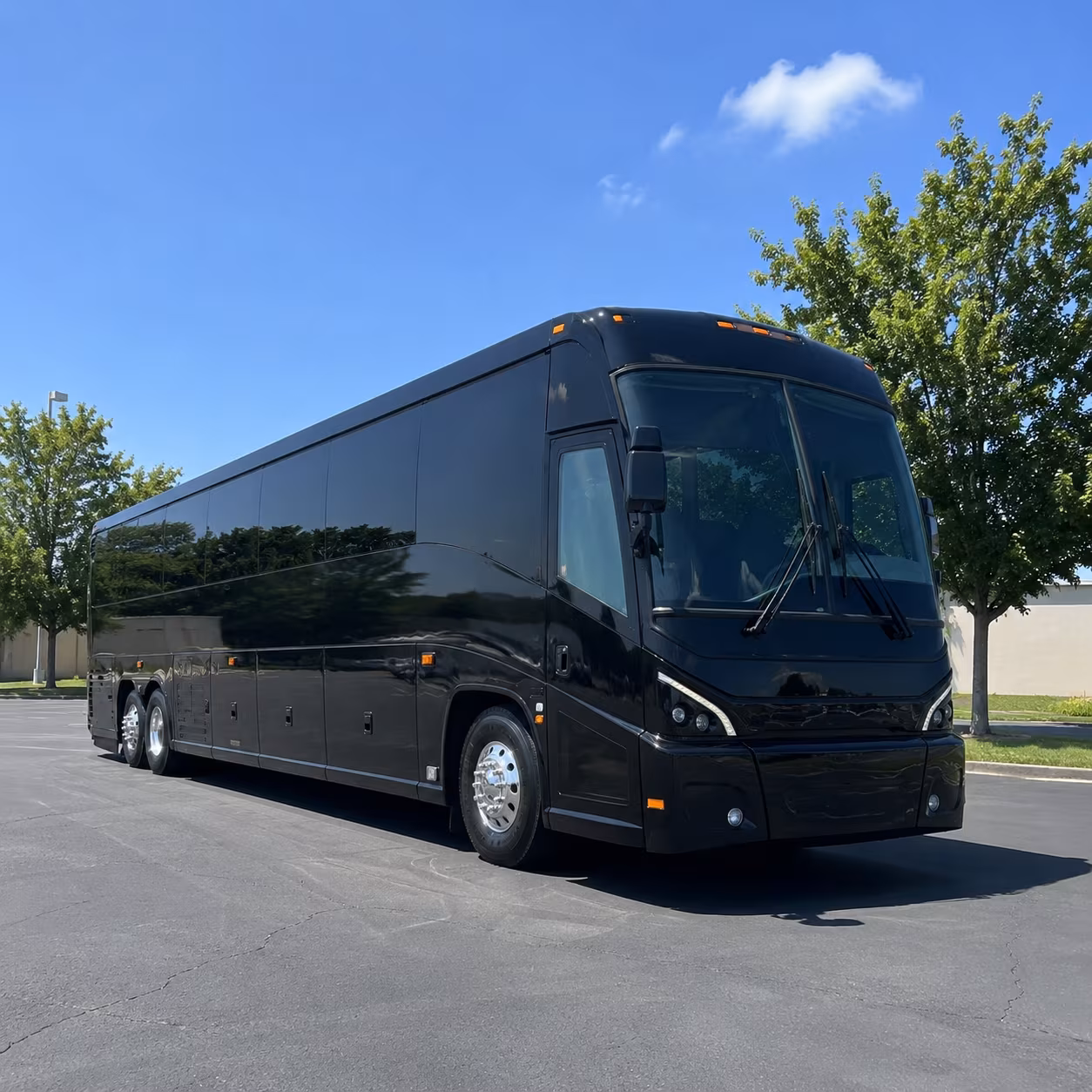 houston 56 passenger charter bus