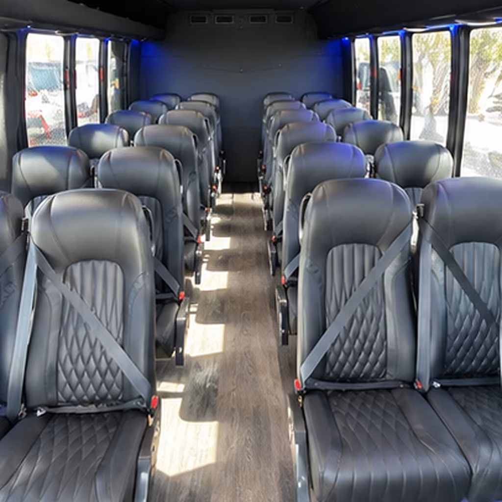 houston event transportation onboard seating