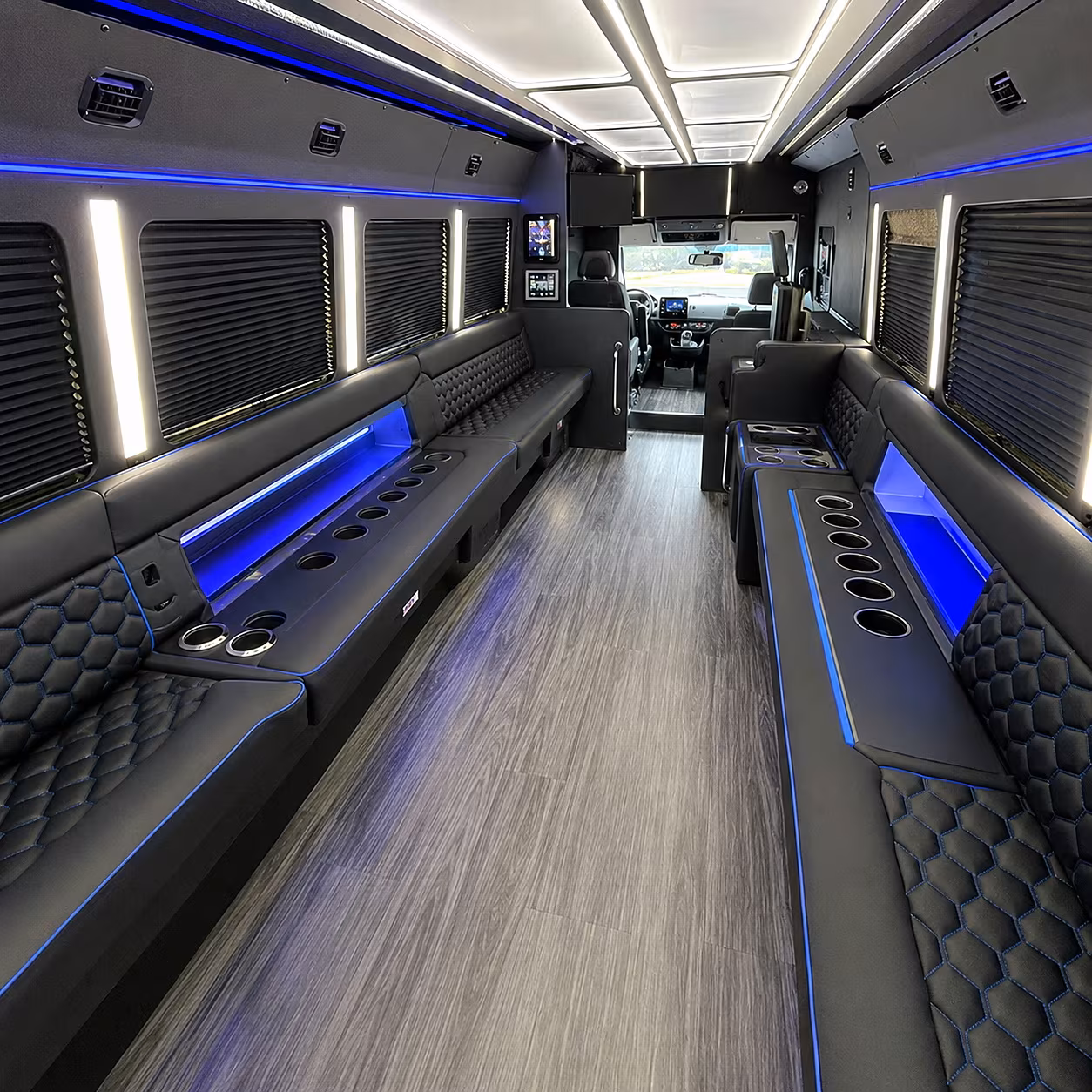 houston party bus inside
