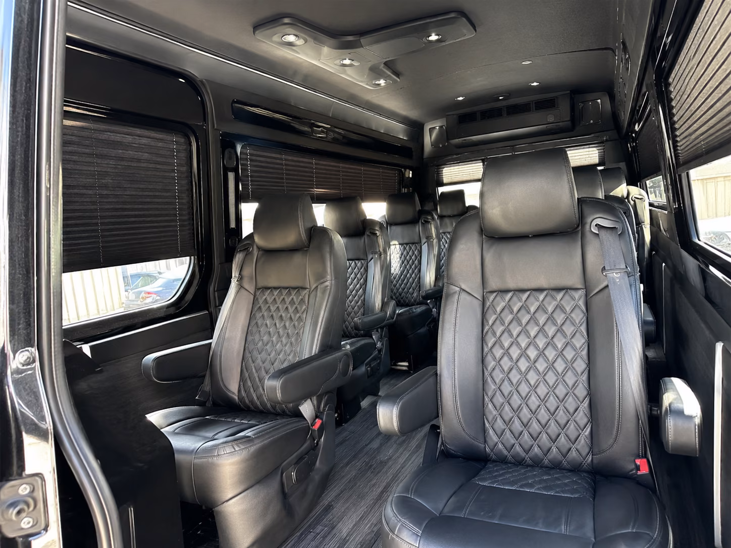 houston sprinter van with driver inside