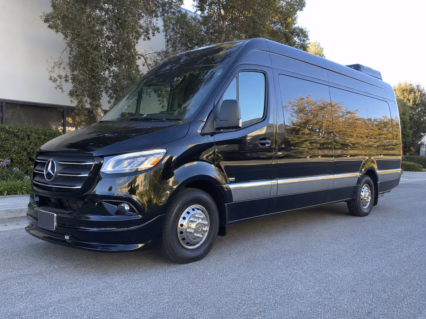 sprinter vans and minibuses for houston wedding party transportation